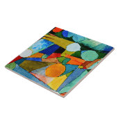 Carreau Klee - Couleurs, peinture célèbre, (Côté)