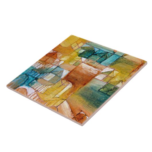 Carreau Klee - Fascade Brown Green (Côté)