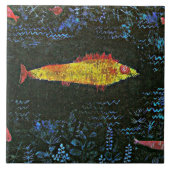 Carreau Klee - Le poisson rouge, (Devant)