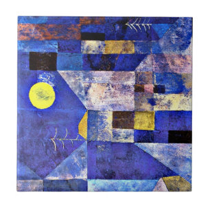 Carreau Klee - Lumière de la Lune, peinture Paul Klee,