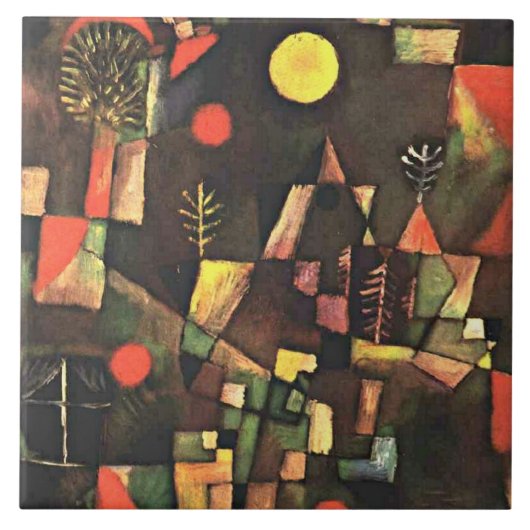 Carreau Klee - Pleine Lune, (Devant)