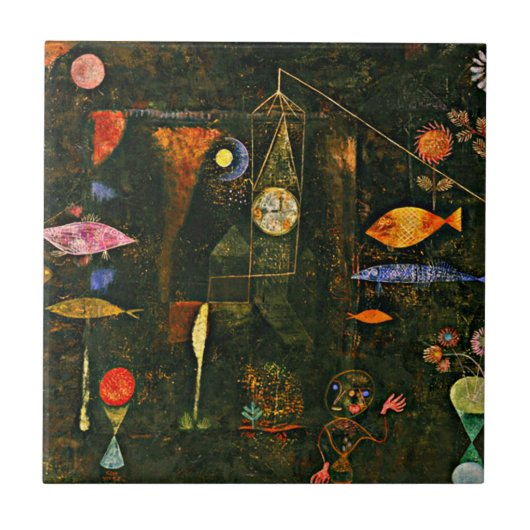 Carreau Klee - Poisson magique (Devant)