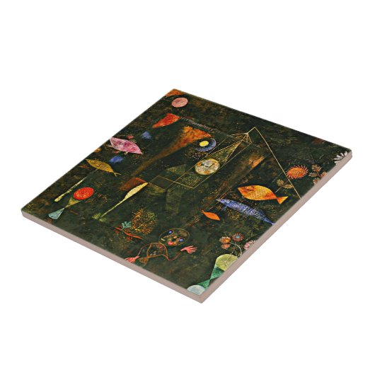 Carreau Klee - Poisson magique (Côté)