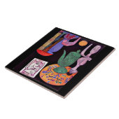 Carreau Klee - Sans titre, vie morte, 1940. (Côté)