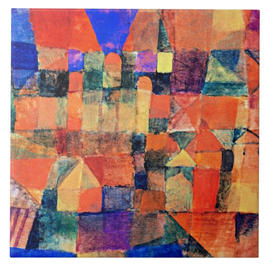 Carreau Klee - Ville aux trois dômes (Devant)
