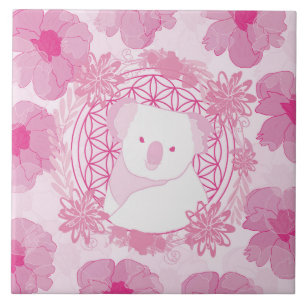 Carreau Koala Flower of life