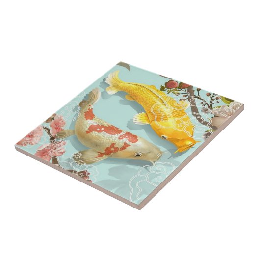Carreau Koi Fish  (Côté)
