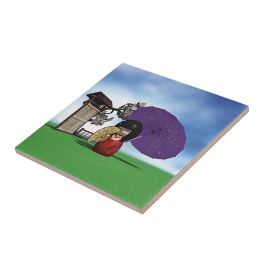 Carreau Kokeshi Doll (Côté)