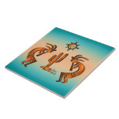 Carreau Kokopelli Et Cactus (Côté)