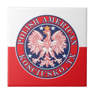 Carreau Kosciusko Texas Aigle polonaise américaine