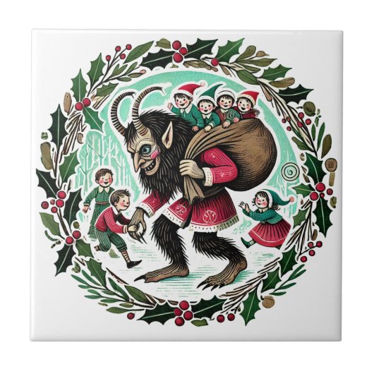 Carreau Krampus Noël (Devant)