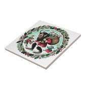 Carreau Krampus Noël (Côté)