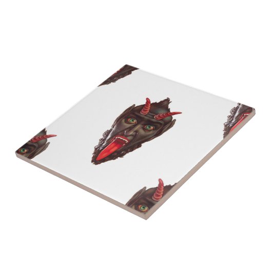 Carreau krampus vintage (Côté)