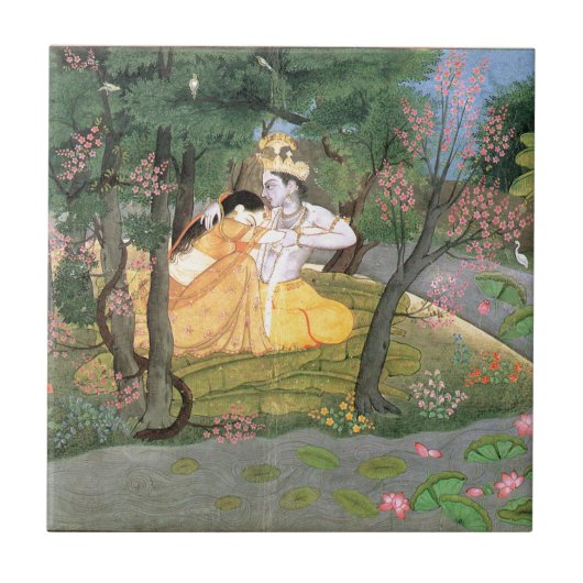 Carreau Krishna et Radha (Devant)