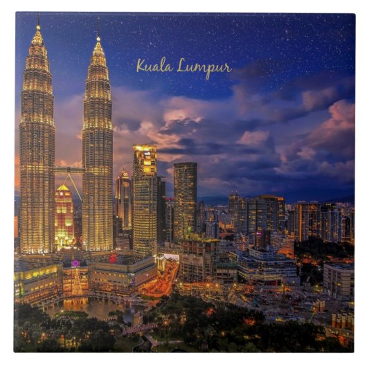 Carreau Kuala Lumpur skyline (Devant)