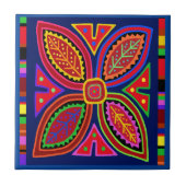 Carreau Kuna Indian Mola (Devant)