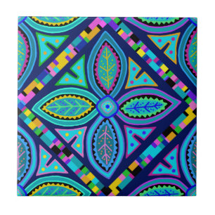 Carreau Kuna Indian Mola