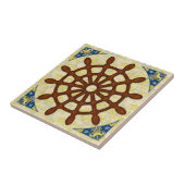 Carreau La barre de bateau roulent dedans la navigation (Côté)