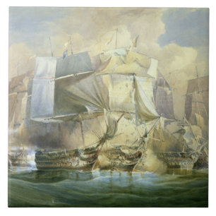 Carreau La bataille de Trafalgar, le début de l'Acti