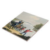 Carreau La bataille de waterloo a décidé par le duc du (Côté)