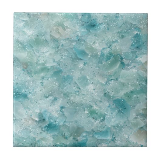 Carreau La beauté de l'océan. Aqua Crystal. (Devant)