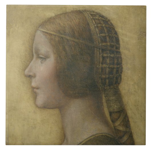 Carreau La Belle Princesse (de Léonard de Vinci) (Devant)