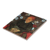 Carreau La Berceuse (Augustine Roulin) de Vincent van Gogh (Côté)