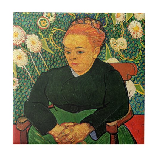 Carreau La Berceuse (Augustine Roulin) par Vincent van Gog (Devant)