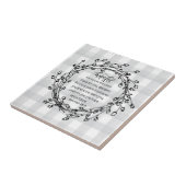 Carreau La Bible chrétienne Verse Inspiration (Côté)