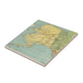 Carreau La carte de McNally de couche-point de l'Alaska (Côté)