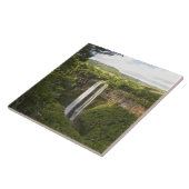 Carreau La cascade de Chamarel la plus haute de l'île Maur (Côté)