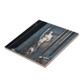 Carreau La cathédrale de Milan statue d'architecture monum (Côté)