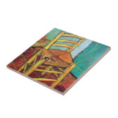 Carreau La chaise de Vincent avec pipe (Côté)