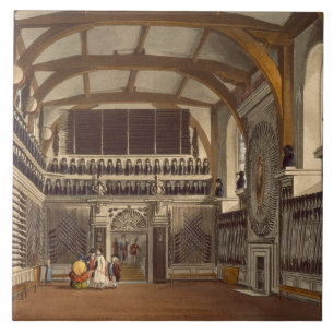 Carreau La chambre de vieille garde, la tour ronde,