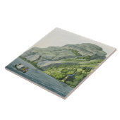 Carreau La chapelle de William indiquent, des 'coutumes du (Côté)