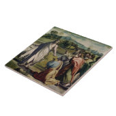 Carreau La charge du Christ à St Peter (bande dessinée (Côté)