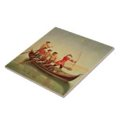 Carreau La chasse à canard (Côté)