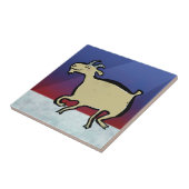 Carreau La chèvre de danse (Côté)