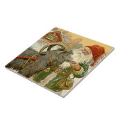 Carreau "La chèvre de traîneau" par Jenny Nystrom (Côté)