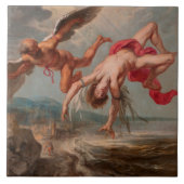 Carreau La chute d'Icarus (par Jacob Peter Gowy) (Devant)