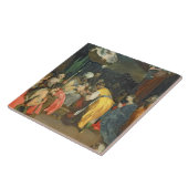 Carreau La circoncision du Christ, 1590 (huile sur la (Côté)