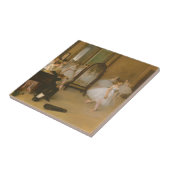 Carreau La classe de danse (1870) Edgar Degas (Côté)