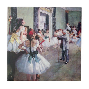 Carreau La Classe de Danse par Edgar Degas, Art de Ballet 