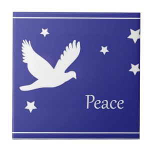 Carreau La colombe de la paix