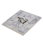 Carreau La constellation de Bélier, plaquent 4 du 'atlas (Côté)