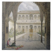 Carreau La cour d'Alberca à Alhambra, Grenade, (Devant)