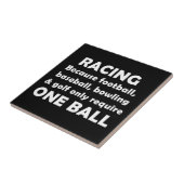 Carreau La course nécessite des balles (Côté)