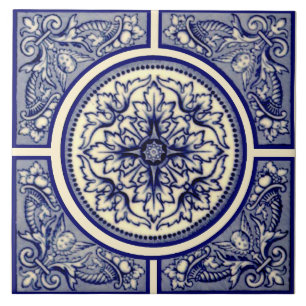 Carreau La Crème Bleue de Wedgwood Cherubs Reproduction A