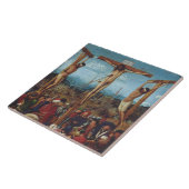 Carreau La Crucifixion par Van Eyck (Côté)