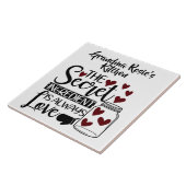 Carreau La cuisine de grand-mère | L'ingrédient secret est (Côté)